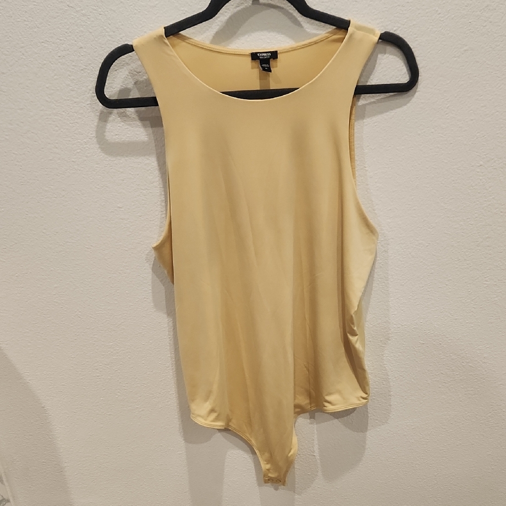 Express Women's Yellow Bodysuit